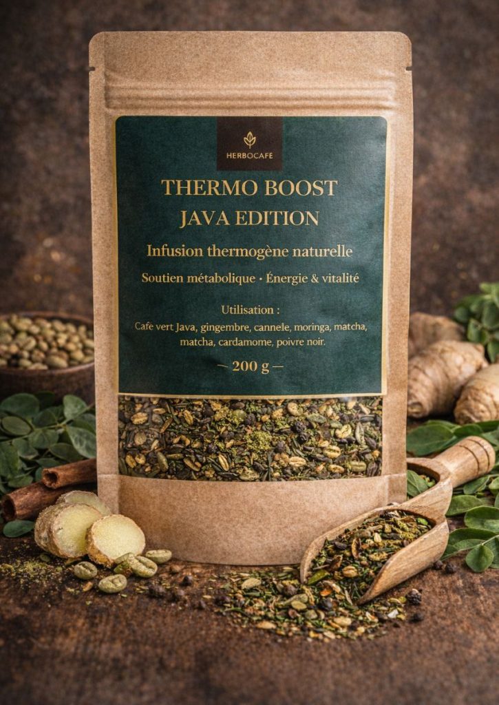 Thermo Boost Java™ Infusion Thermogène Naturelle – 200 g